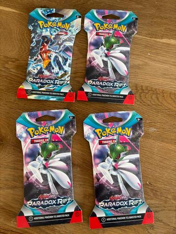 Pokémon TCG Paradox Rift Booster Packs - 4 stuks Pokemon beschikbaar voor biedingen