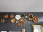manden mandjes muurdecoratie boho, Ophalen of Verzenden, Zo goed als nieuw, Rond, Riet