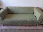 Klippan bank olijfgroen hoes, Ophalen, Gebruikt, 150 tot 200 cm, Tweepersoons
