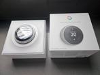 Google Nest Learning Thermostat 3th Gen RVS, Doe-het-zelf en Verbouw, Thermostaten, Ophalen of Verzenden, Slimme thermostaat, Zo goed als nieuw
