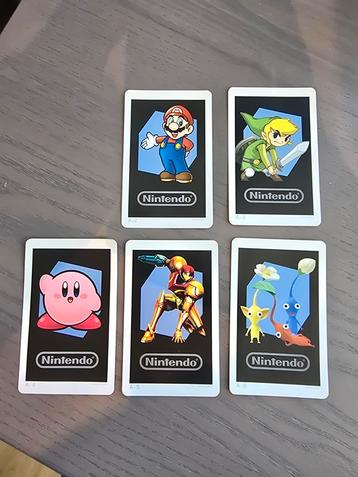 Nintendo trading cards A2 t/m A6 beschikbaar voor biedingen