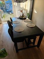 Mooie houten eettafel, Huis en Inrichting, Ophalen of Verzenden, Rechthoekig, 200 cm of meer, 50 tot 100 cm