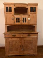 Antiek geloogd grenen buffetkast., Antiek en Kunst, Antiek | Meubels | Kasten, Ophalen