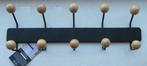 Kapstok met 10 houten bolletjes. Nieuw., Huis en Inrichting, Woonaccessoires | Kapstokken, Wandkapstok, Overige materialen, Nieuw