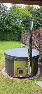 Kunststof hottub houtgestookt, 200 cm, ebonyhout, isolatie, Ophalen, Nieuw, Wellnessandgarden, 7251MZ Vorden