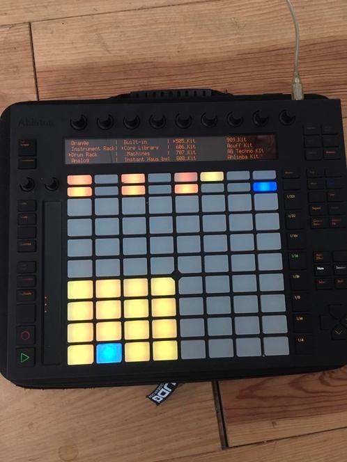 Ableton Push met UDG Hardcase, Muziek en Instrumenten, Midi-apparatuur, Zo goed als nieuw, Ophalen of Verzenden