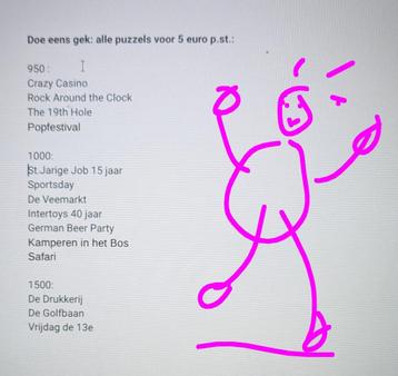 Doe eens gek: alle v.Haasteren puzz. voor 5 euro per stuk!!! beschikbaar voor biedingen