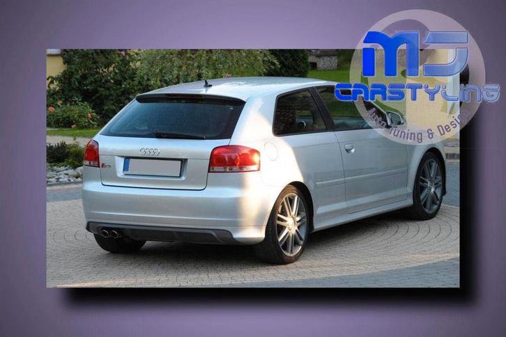 Audi A3 8P - Achterbumper spoiler [S3 Look], Auto diversen, Tuning en Styling, Ophalen of Verzenden