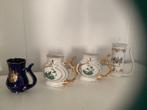 Vintage, 5x kuur porseleinen bekers uit Tsjecho-Slowakije, Overige typen, Ophalen of Verzenden, Zo goed als nieuw, Overige stijlen