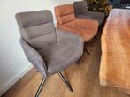 luxe comfortabele draai stoelen met 3 jaar garantie. PRONTO, Huis en Inrichting, Stoelen, Ophalen, Zo goed als nieuw, Grijs, Vijf, Zes of meer stoelen