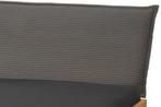 Easton 2-persoonsbed - Massief eiken - hoofdbord Grijs