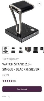 TWV€229 Wristonomy Watch Stand Leer Marmer Horloge Standaard, Ophalen of Verzenden, Zo goed als nieuw, Leer, Overige merken
