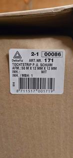 Deltafix Tochtstrip P.U. Schuim - 50m x 12mm x 12mm, Doe-het-zelf en Verbouw, Isolatie en Afdichting, Minder dan 4 cm, Overige materialen