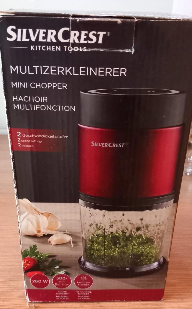 Nieuw Silvercrest 260 Watt/500ml multihakker, Huis en Inrichting, Keuken | Keukenbenodigdheden, Zo goed als nieuw, Ophalen of Verzenden