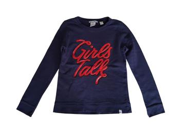 Prachtige blauw-rode NIK & NIK sweater GIRLS TALK mt 12/152. beschikbaar voor biedingen