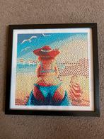 Dikke dame strand diamond painting lijstje, Ophalen of Verzenden, Zo goed als nieuw, Dier