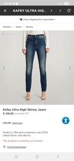 Nieuw G star Kafey ultra high skinny jeans 29/34 W29 L34, Ophalen of Verzenden, Nieuw, Blauw, W28 - W29 (confectie 36)