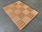 Terrastegels 30 x 30 cm in de kleuren teak en cofee, Tuin en Terras, Ophalen, Zo goed als nieuw, Composiet