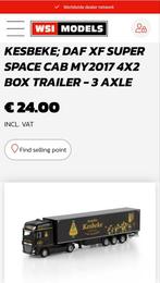 WSI model Kesbeke Daf XF ssc, Hobby en Vrije tijd, Modelauto's | 1:87, Ophalen of Verzenden, Nieuw, Bus of Vrachtwagen, Overige merken