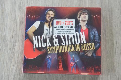 NICK & SIMON = SYMPHONICA IN ROSSO DVD + 2CDbox  al hun hits, Cd's en Dvd's, Cd's | Nederlandstalig, Levenslied of Smartlap, Boxset