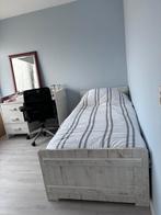 Complete slaapkamer, Huis en Inrichting, Slaapkamer | Bedden, 90 cm, Gebruikt, Eenpersoons, Wit