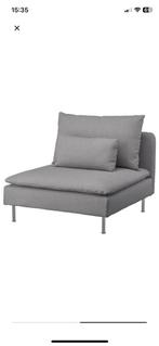 Ikea Soderhamn  hoes 1-persoons element  tonerud grijs, Ophalen of Verzenden, Zo goed als nieuw, Stof, 75 tot 100 cm