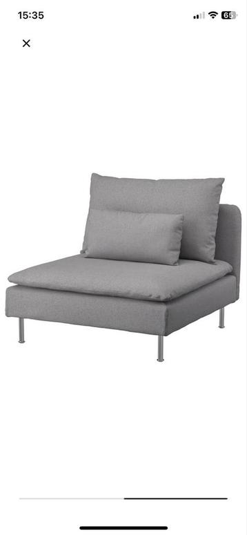 Ikea Soderhamn  hoes 1-persoons element  tonerud grijs beschikbaar voor biedingen