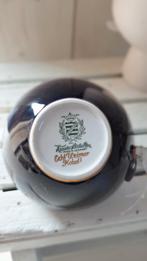 Weimar kobalt, vintage porseleinen kannetje goud gedecoreerd, Antiek en Kunst, Ophalen of Verzenden