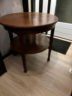 Bijzettafel sidetable Amsterdamse school vintage te koop, Ophalen, Gebruikt, Rond, 75 cm of meer