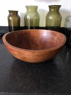 Grote antieke olijfhouten deeg bak, Verzenden, Zo goed als nieuw, Rechthoekig, Hout