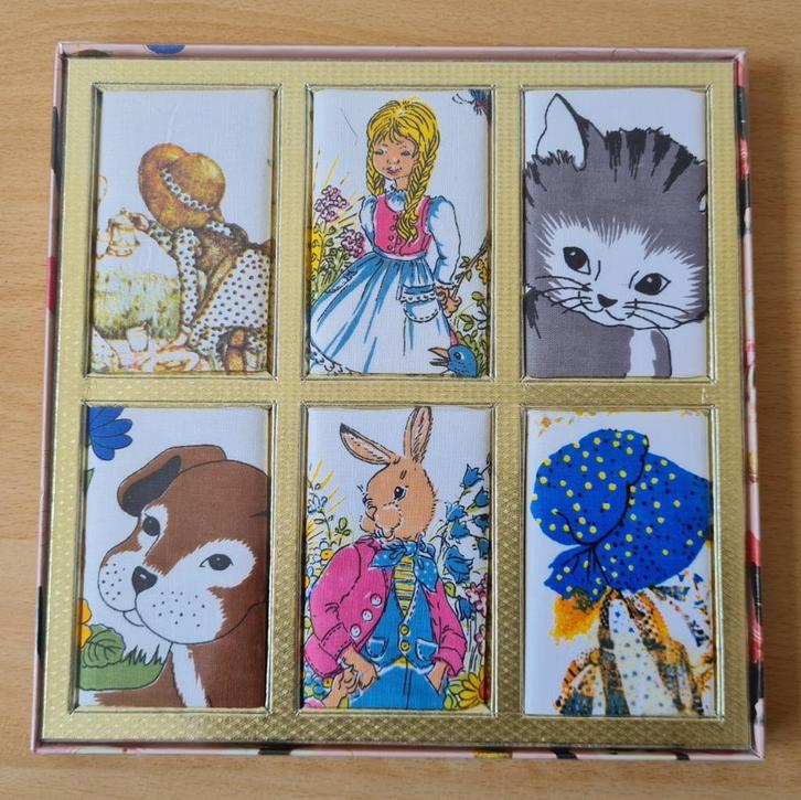 6 Zakdoeken Kinderen - 2x Holly Hobbie - JLW Products, Antiek en Kunst, Curiosa en Brocante, Ophalen of Verzenden