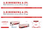 Vrachtauto decal 1:50 A.H.Boekema ( Scania ), Verzenden, Nieuw, Bus of Vrachtwagen, Overige merken
