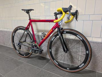 Iconic Titanium Bike Gazelle Colto, Dura Ace 2 by 10, Mt 56 beschikbaar voor biedingen