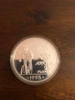 Aruba 25 Florin 1995 - Olympische Spelen, Ophalen of Verzenden, Zilver