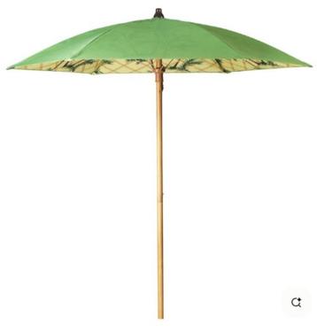 Ikea Solblekt parasol met Bramsön voet, palmbomen beschikbaar voor biedingen