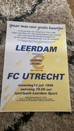 Officiële poster affiche fc Utrecht 52, F.C. Utrecht, Ophalen of Verzenden, Zo goed als nieuw, Poster, Plaatje of Sticker