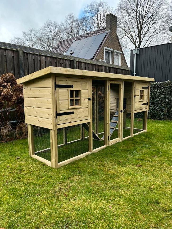 Konijnenhok / kippenhok / kippenren / duurzaam, Dieren en Toebehoren, Knaagdieren en Konijnen | Hokken en Kooien, Nieuw, Hok, 90 cm of meer
