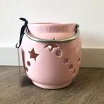 Riverdale Windlicht - Sfeervolle Verlichting roze, Huis en Inrichting, Woonaccessoires | Kandelaars en Kaarsen, Overige materialen