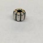Pandora zilveren stopper ribbels, 1 bedel, Ophalen of Verzenden, Zilver, Pandora
