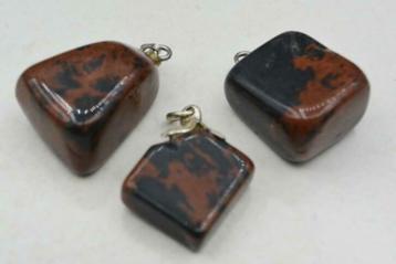 Mahanie Obsidiaan hangers (01) beschikbaar voor biedingen