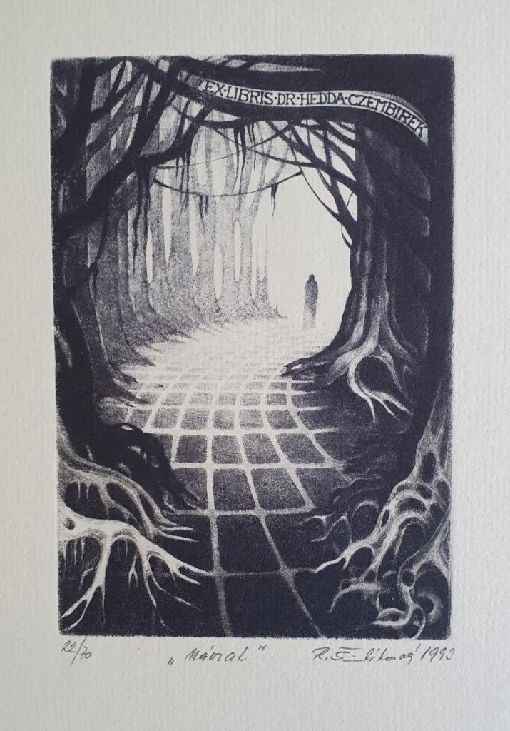 Exlibris / Ex libris Rea Simlikova, Return, Antiek en Kunst, Kunst | Etsen en Gravures, Verzenden