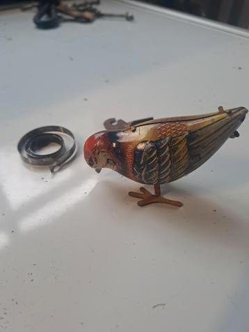 Vintage Blikken Opwind Vogel - Jaren 60 - Defect beschikbaar voor biedingen