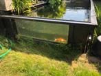 Complete hdpe vijver met aan 3 zijden glas, Tuin en Terras, Vijvers, Ophalen, Gebruikt
