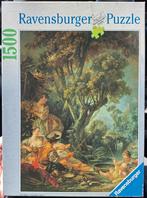 Puzzle 1500st François Boucher De visser / Le pescheur, Ophalen of Verzenden, Gebruikt