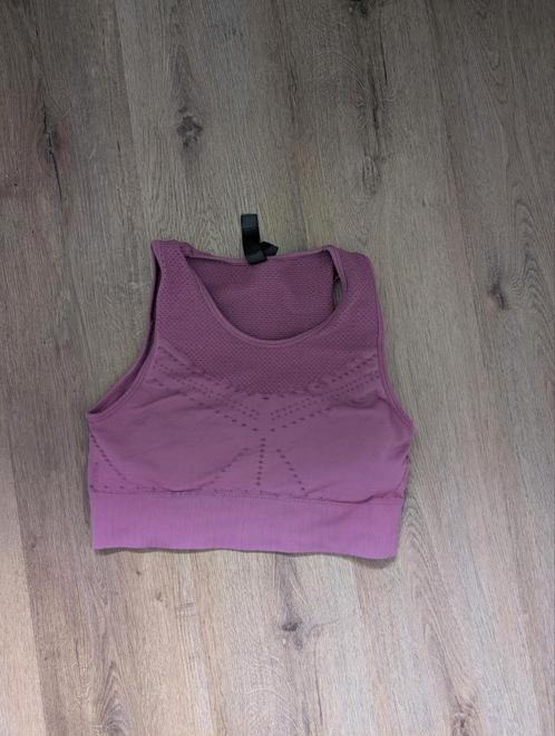 roze sportbh sporttop hunkemoller hkmx L, Kleding | Dames, Sportkleding, Zo goed als nieuw, Roze, Ophalen of Verzenden