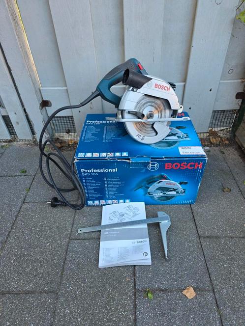Bosch GKS 165 Professional Handcirkelzaag, Doe-het-zelf en Verbouw, Gereedschap | Zaagmachines, Zo goed als nieuw, Cirkelzaag