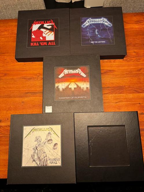 Metallica Limited Edition Deluxe boxen, Cd's en Dvd's, Vinyl | Hardrock en Metal, Zo goed als nieuw, Ophalen of Verzenden