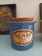 Zweeds apotheekspotje Gustavsberg voor senap (mosterd), Antiek en Kunst, Antiek | Keramiek en Aardewerk, Ophalen of Verzenden