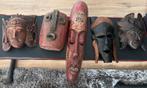 Afrikaanse en Indonesische maskers 7 stuks mix, Ophalen of Verzenden