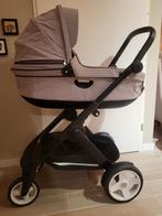 Stokke trailz kinderwagen brushed lilac all Black frame, Verstelbare duwstang, Zo goed als nieuw, Combiwagen, Ophalen